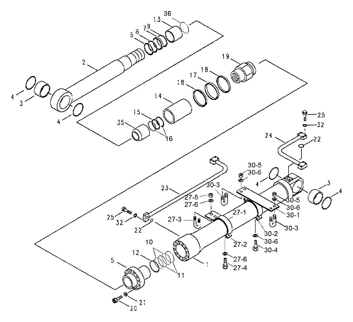 S037-106052 Escavadeira de esteiras Hyundai R210-ECONO