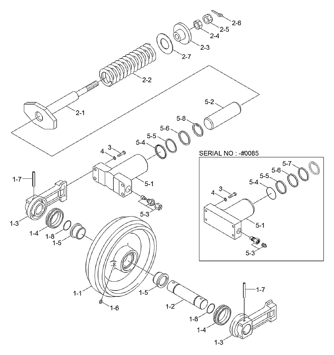 S461-500507 Escavadeira de esteiras Hyundai R60CR-9A