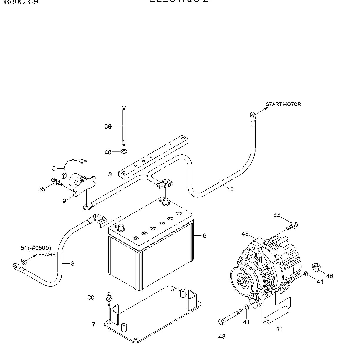 S017-102306 Escavadeira de esteiras Hyundai R80CR-9
