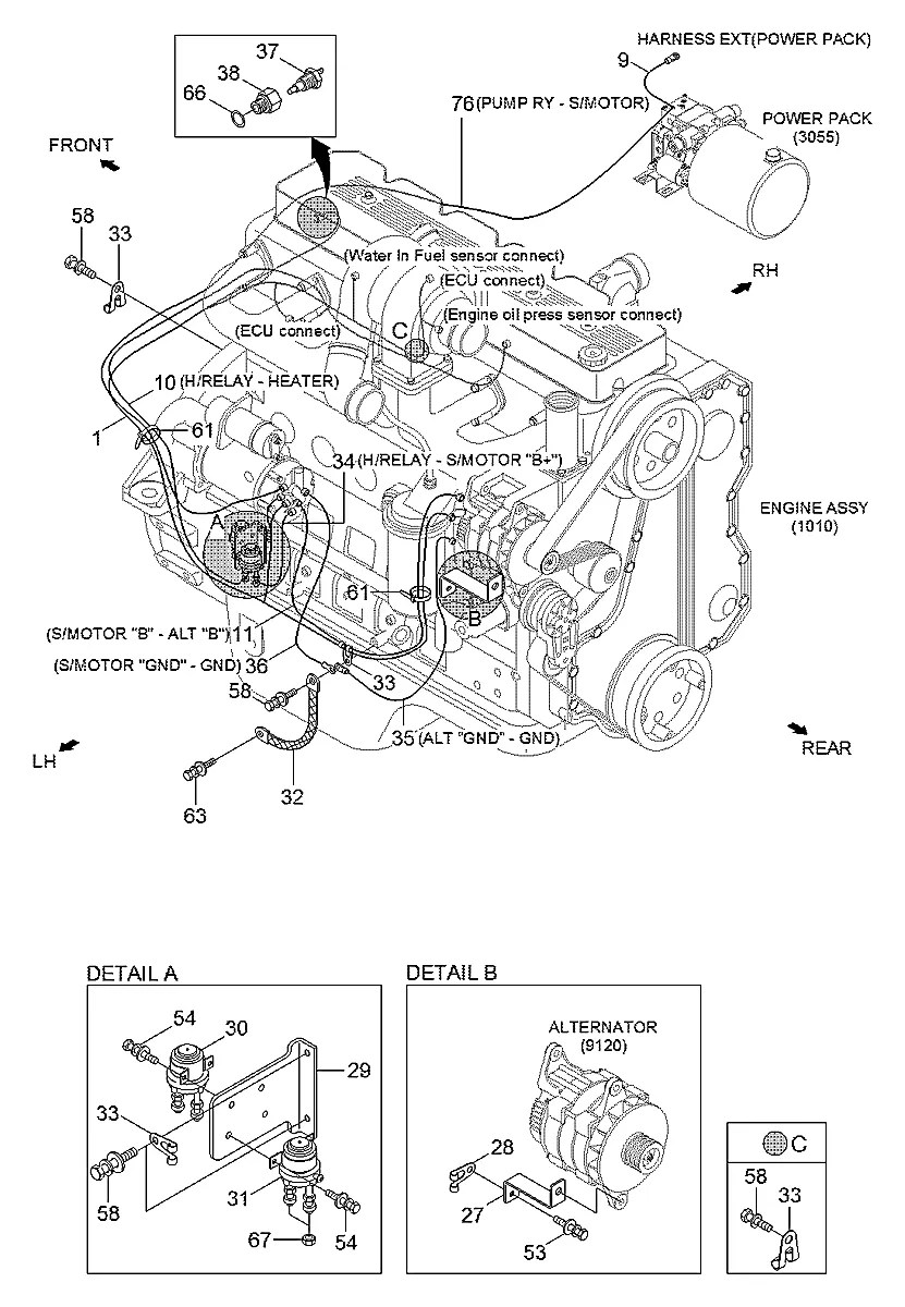 21FT-11022 Empilhadeira Hyundai 100-120-135-160D-7