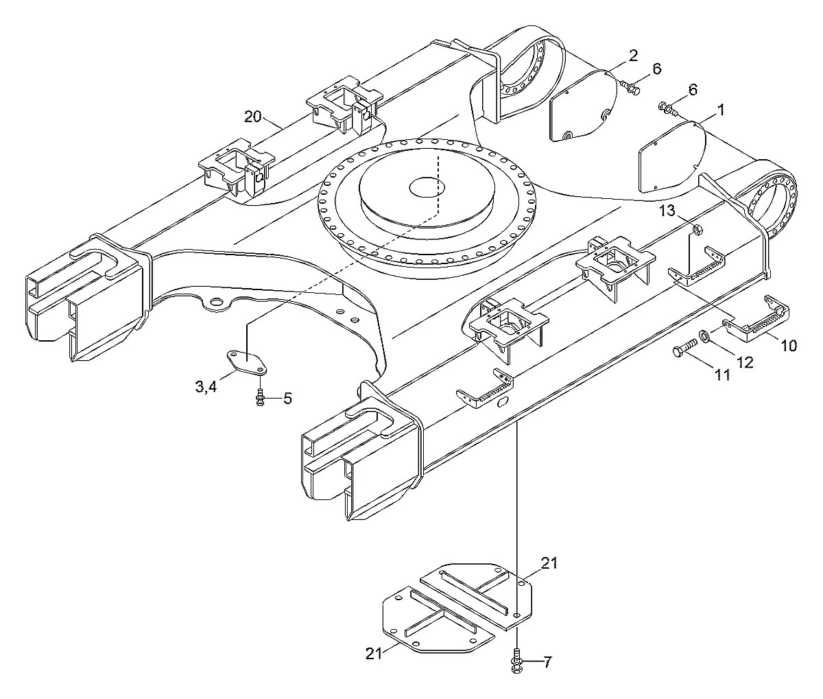 S037-124552 Escavadeira de esteiras Hyundai R330LC-9SH