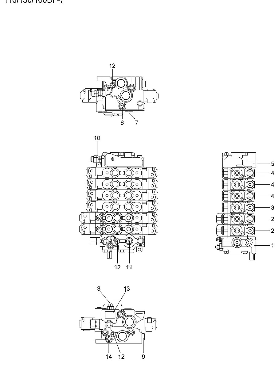 34FT-02600 Empilhadeira Hyundai 110-130-160DF-7