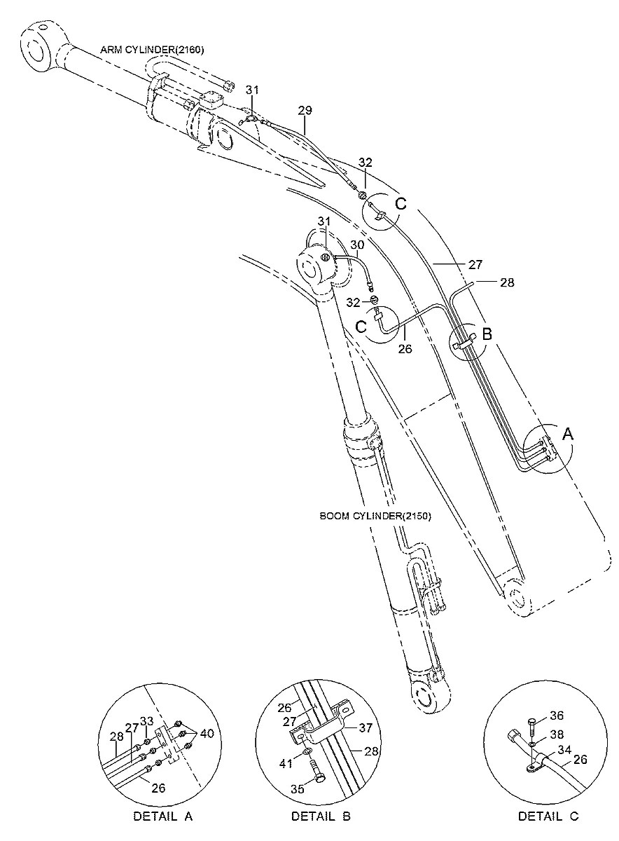 61E7-03860 Escavadeira de esteiras Hyundai R450LC-3A
