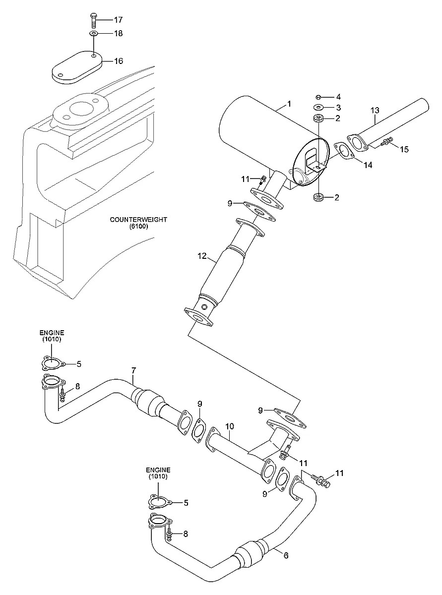 15HL-40150 Empilhadeira Hyundai 35-40-45-50L-7A