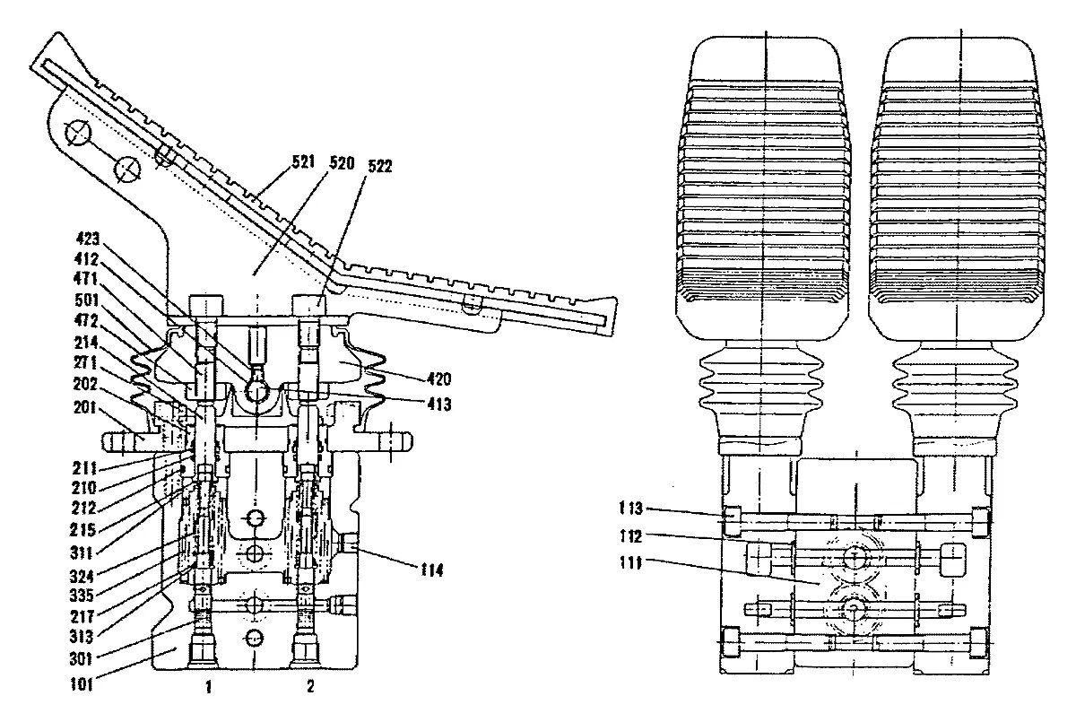 5D06420A-13 Escavadeira de esteiras Hyundai R320LC