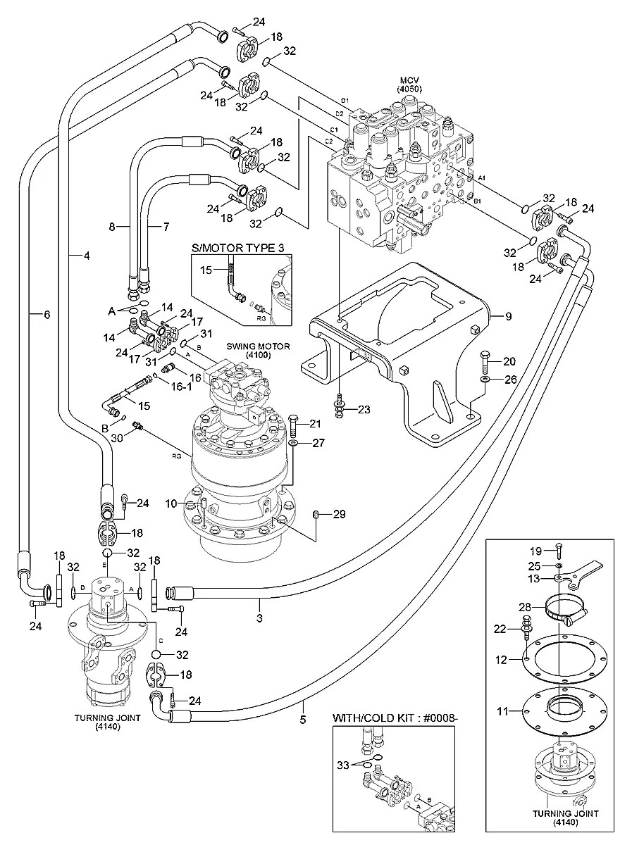 P950-167317 Escavadeira de esteiras Hyundai R260LC-9S