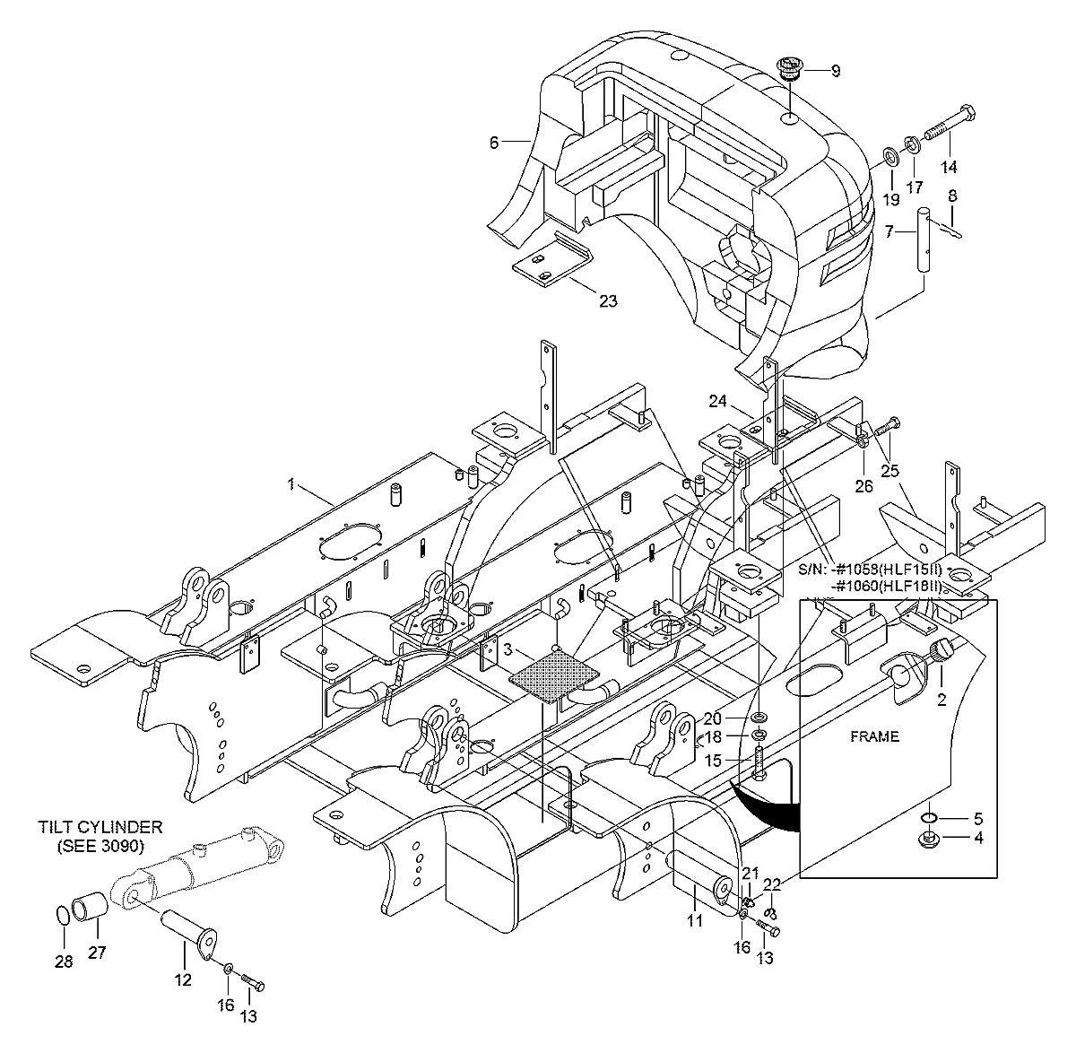 232124000 Empilhadeira Hyundai HLF18-II