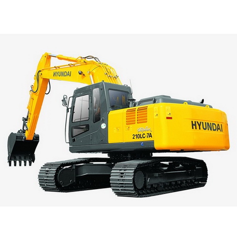 XKDE-02531 Escavadeira de esteiras Hyundai R210LC-7A