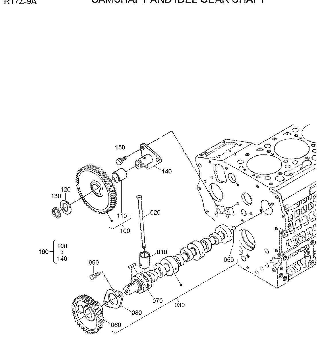 XJBT-01239 Escavadeira de esteiras Hyundai R17Z-9A