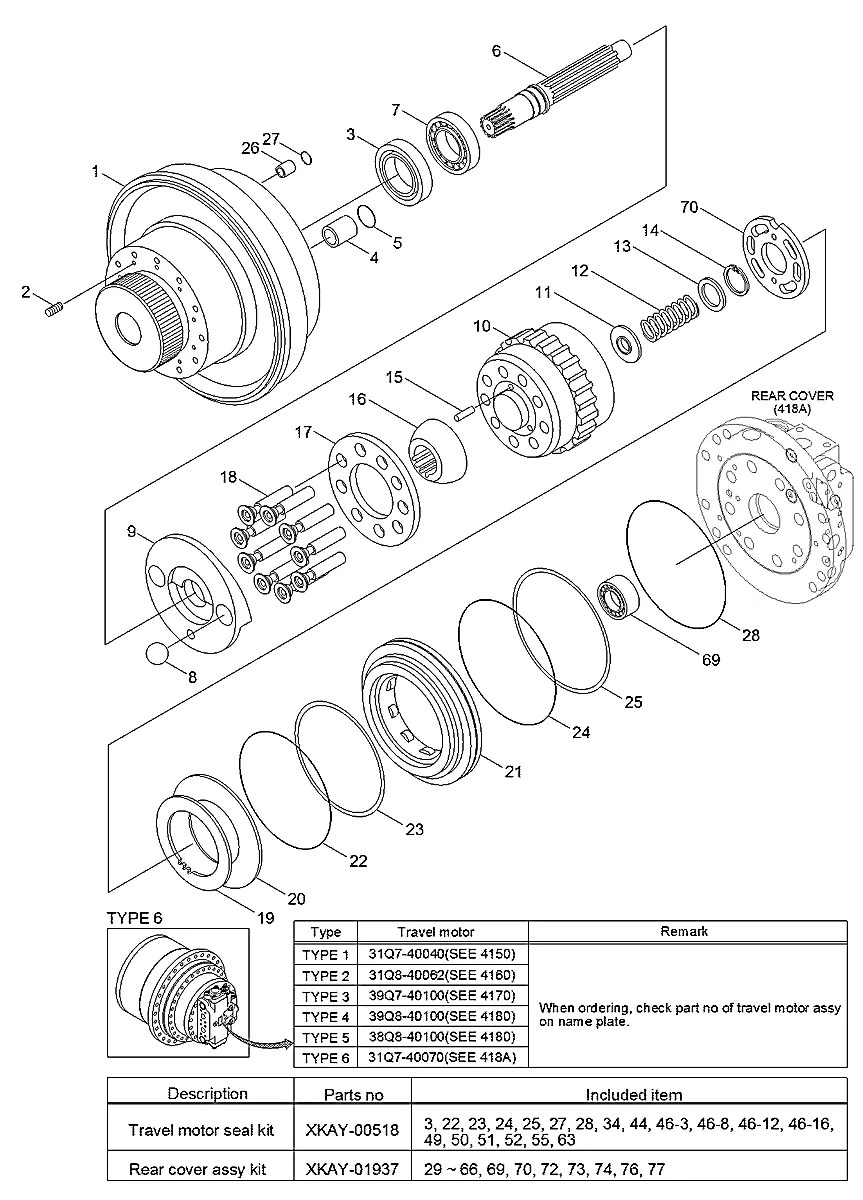 XKAY-01406 Escavadeira de esteiras Hyundai R260LC-9A