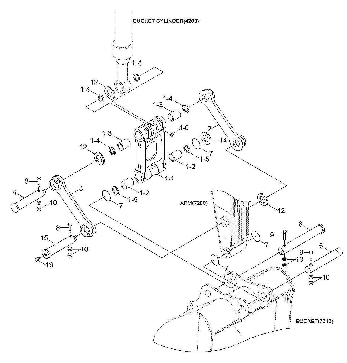 S391-090145 Escavadeira de esteiras Hyundai R290LC-7H