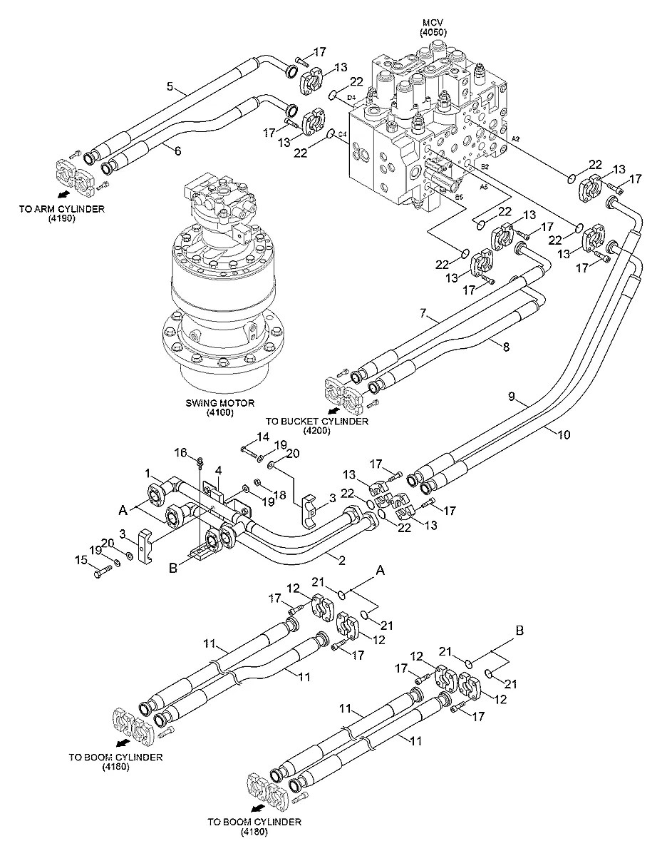 P683-128317 Escavadeira de esteiras Hyundai R260LC-9S