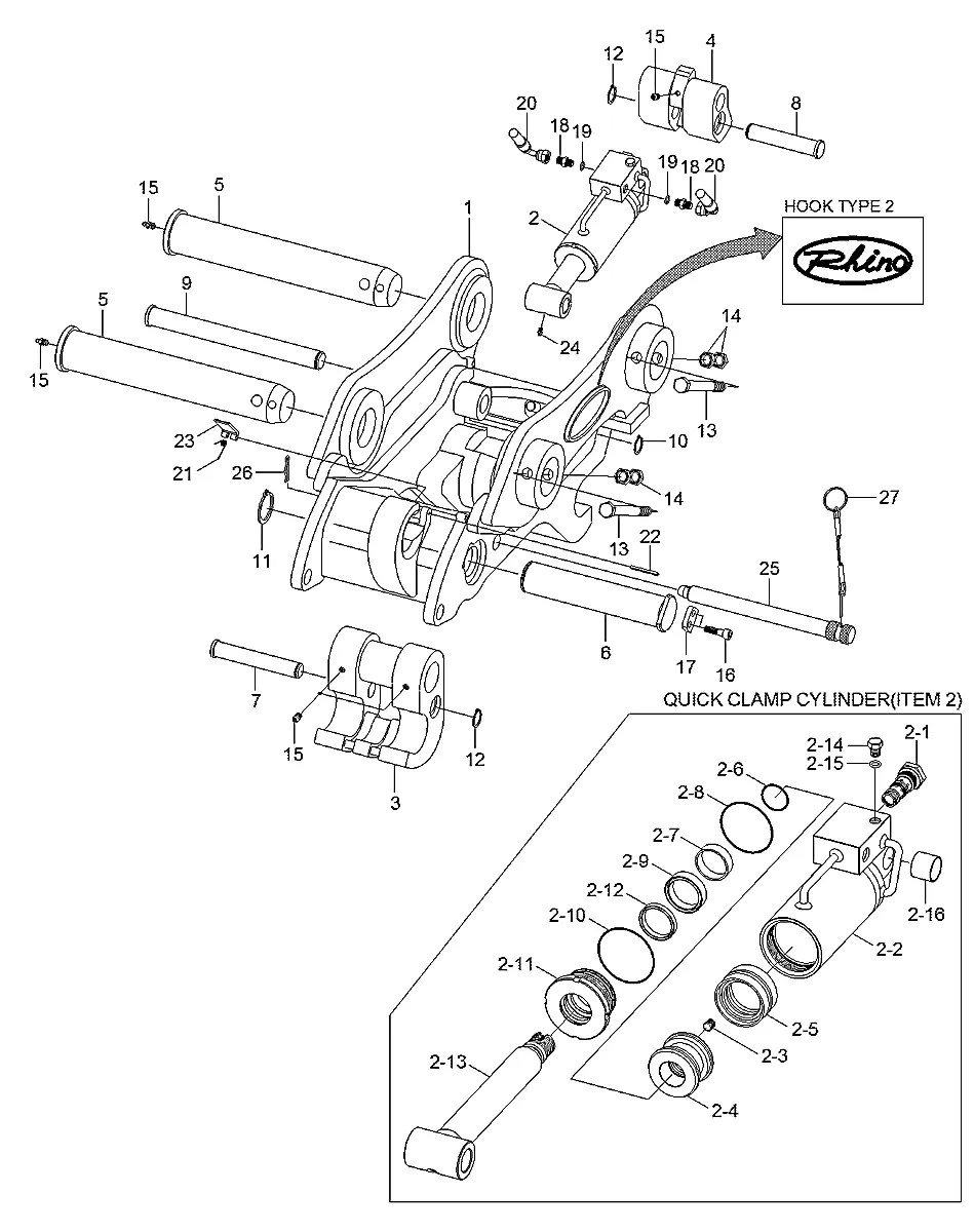 31Q4-96710 Escavadeira de esteiras Hyundai R140LC-9S