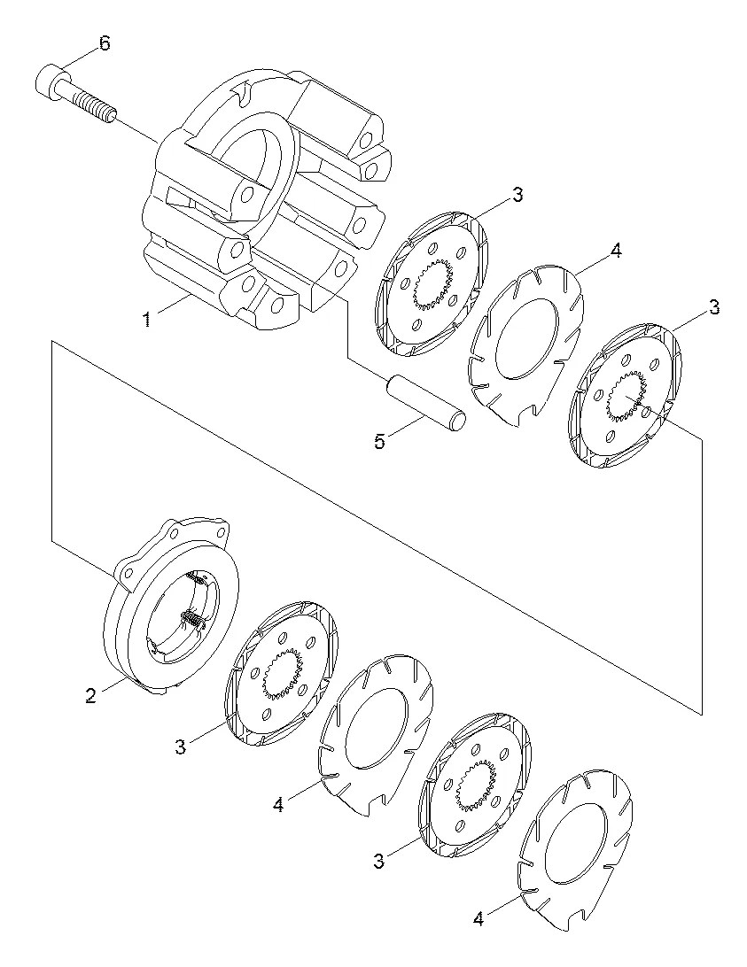 55D1-40660 Trator de esteira Hyundai H80-LGP