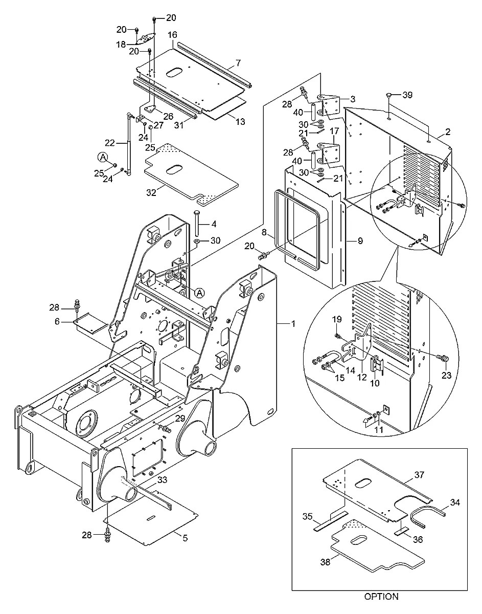 S774-005800 Mini carregadeira Hyundai HSL810