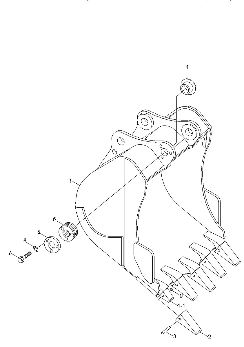 62N8-34011BG Escavadeira de esteiras Hyundai R300LC-7