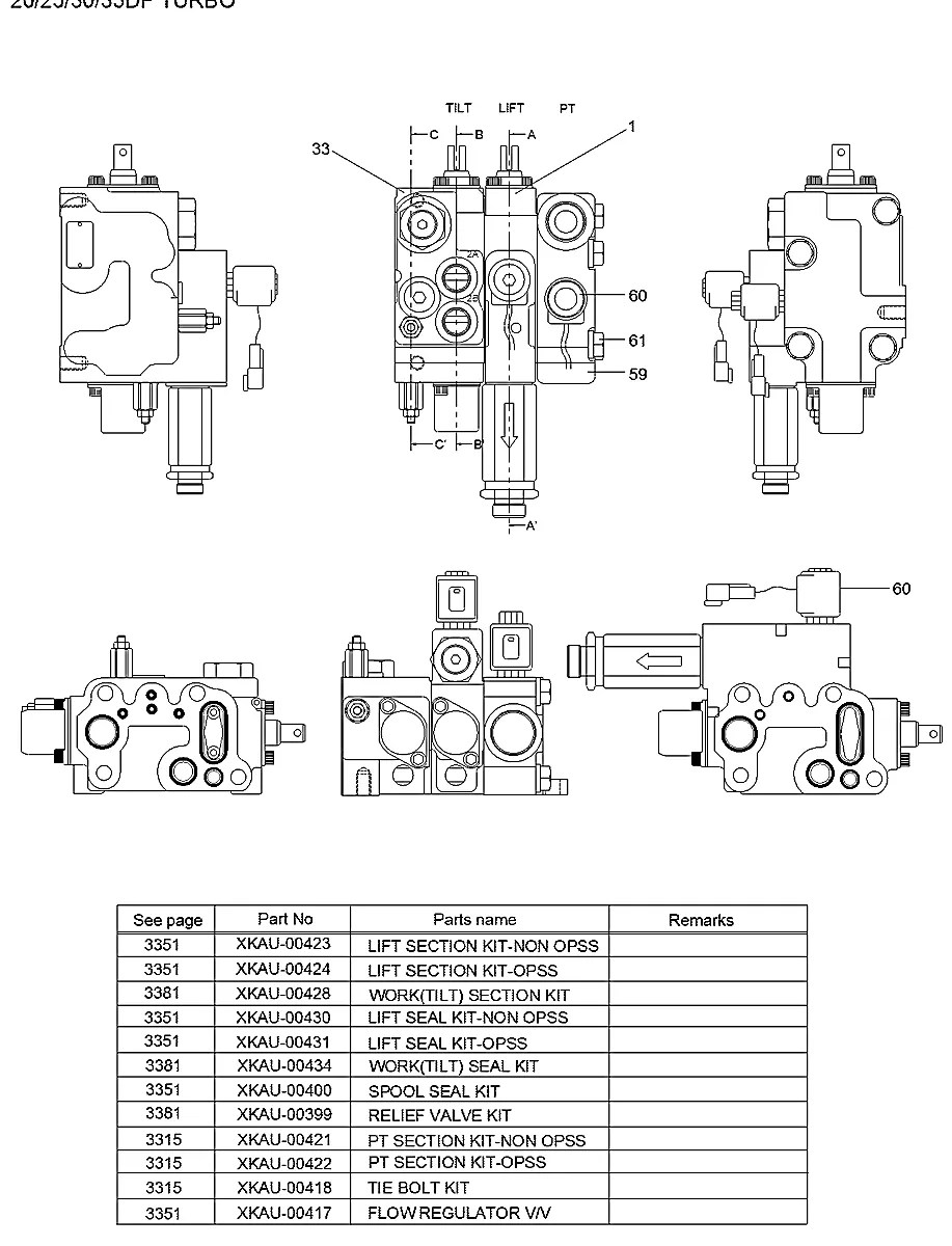 XKAU-00431 Empilhadeira Hyundai 20-25-30-33DT-7