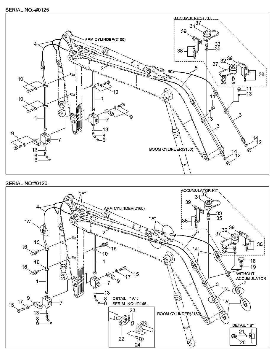P680-207324 Escavadeira de esteiras Hyundai R320LC-3