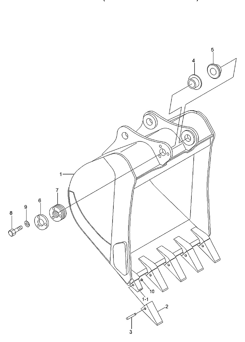 63E6-33100 Escavadeira de esteiras Hyundai R130LC-3