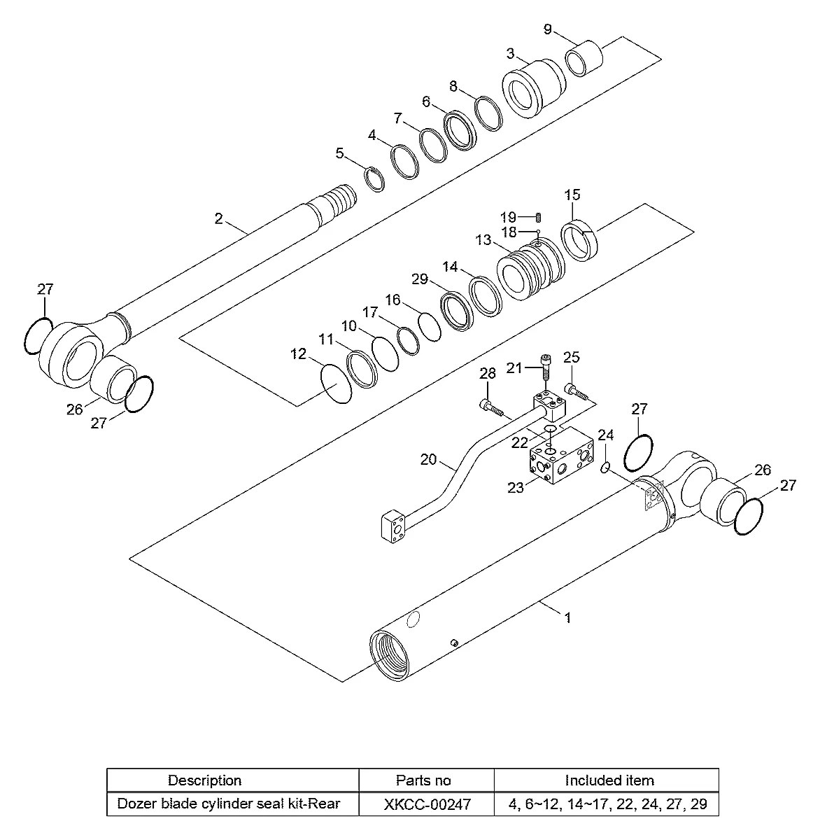 XKCD-00932 Escavadeira de esteiras Hyundai R140LC-9