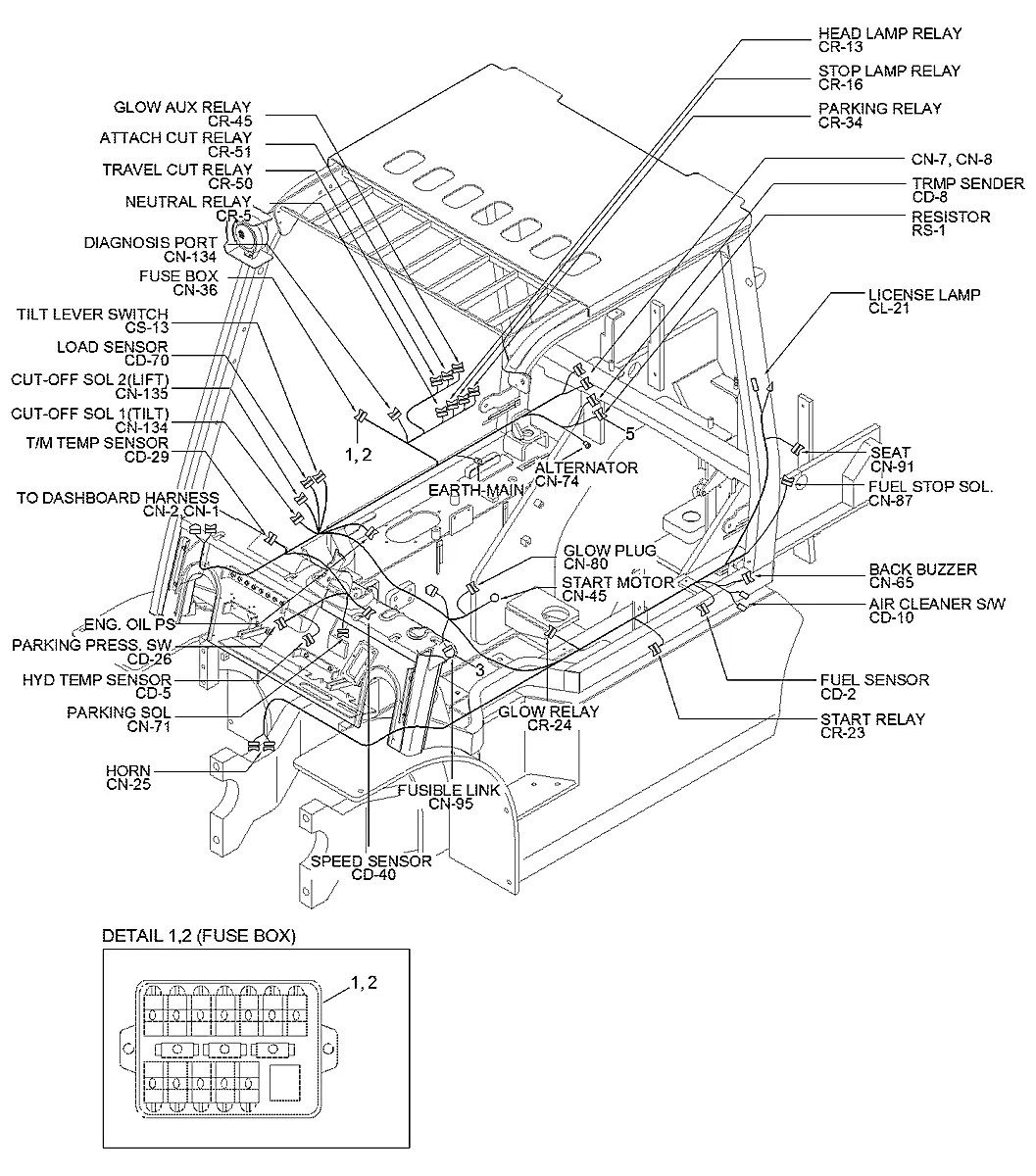 24HM-21012 Empilhadeira Hyundai 20D-9S