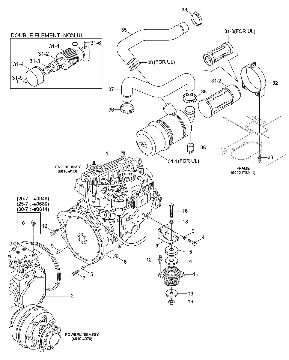 11FG-60021 Empilhadeira Hyundai HDF25-5
