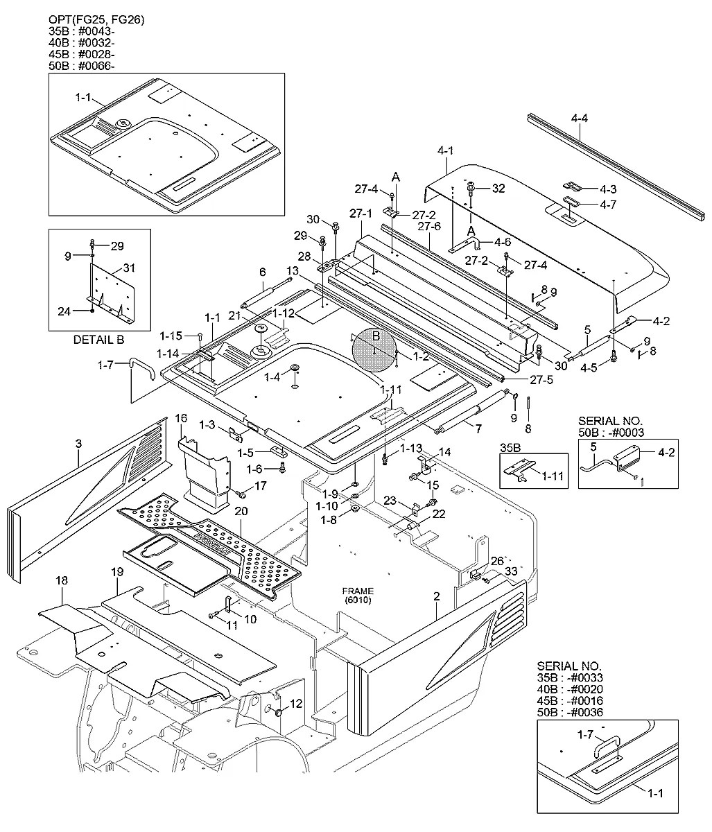 71HD-10091 Empilhadeira Hyundai 35-40-45-50B-7