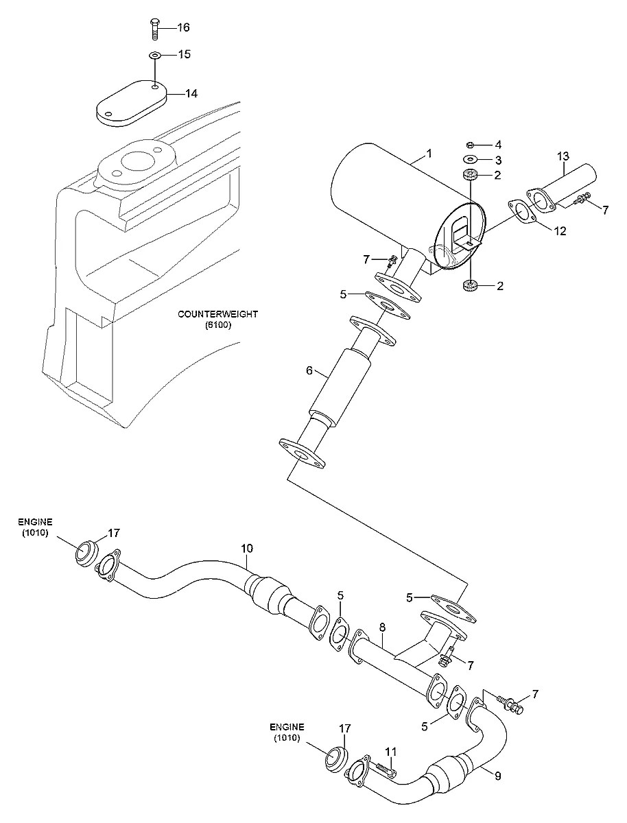 11HL-40013 Empilhadeira Hyundai 35-40-45L-7