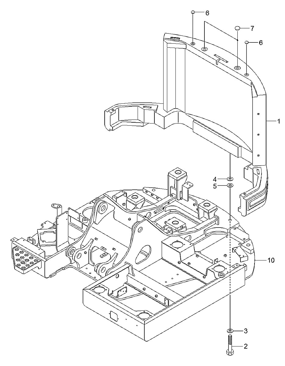 41Q3-04010 Escavadeira de esteiras Hyundai R125LCR-9A