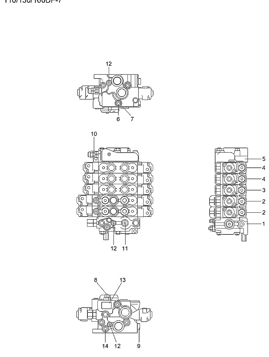 33FT-02600 Empilhadeira Hyundai 110-130-160DF-7