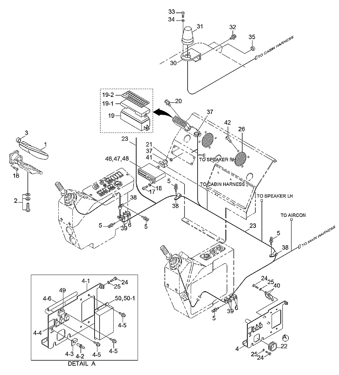 21W1-30510 Equipamento florestal Hyundai 42HDLL