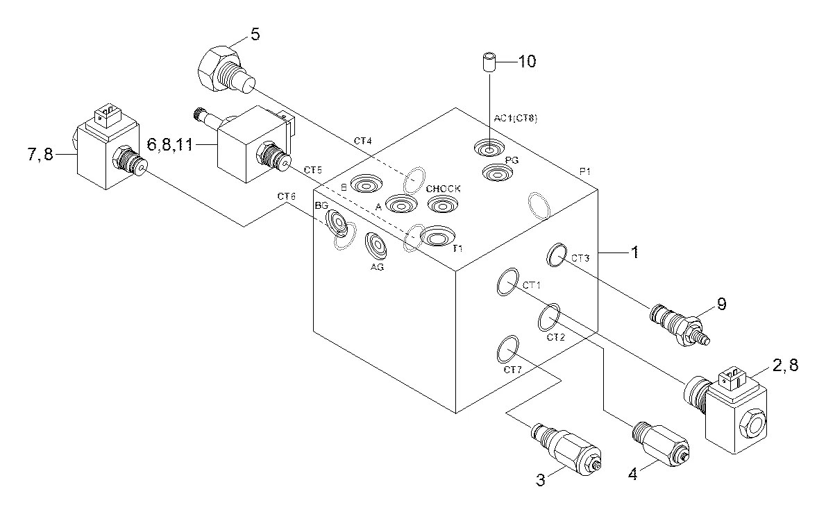A0085602 Escavadeira de rodas Hyundai R95W-3