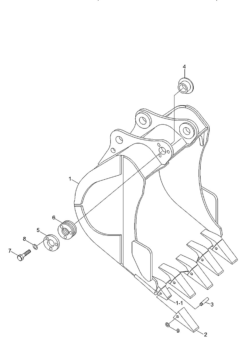 63N8-35010BG Escavadeira de esteiras Hyundai R300LC-7