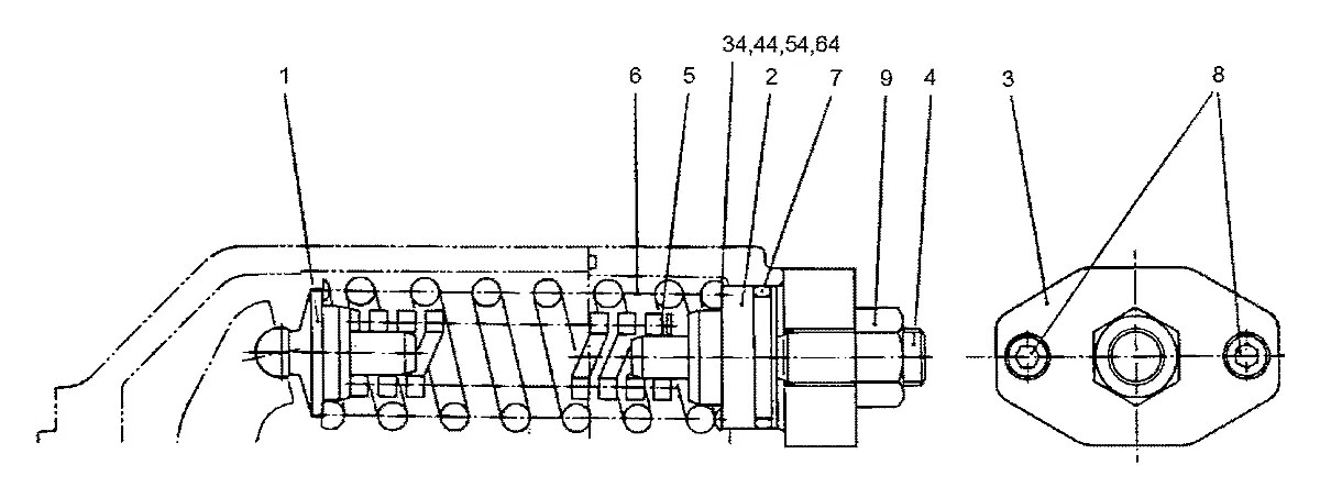 1301987009 Escavadeira de esteiras Hyundai R55-3