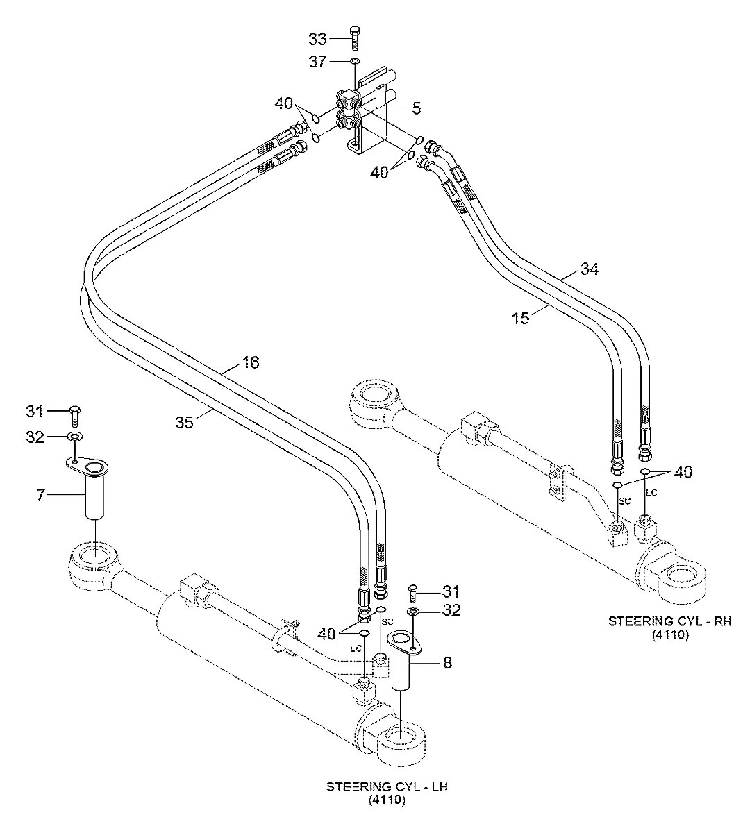 31Z2-30310 Pá-carregadeira Hyundai SL735