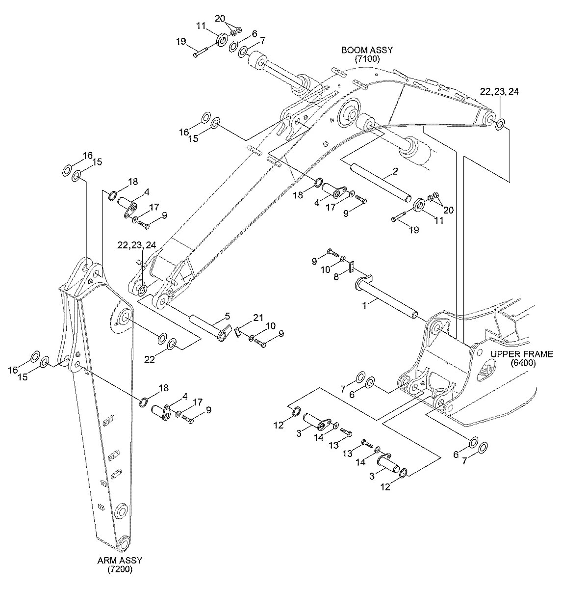 S993-065120 Escavadeira de esteiras Hyundai R125LCR-9A