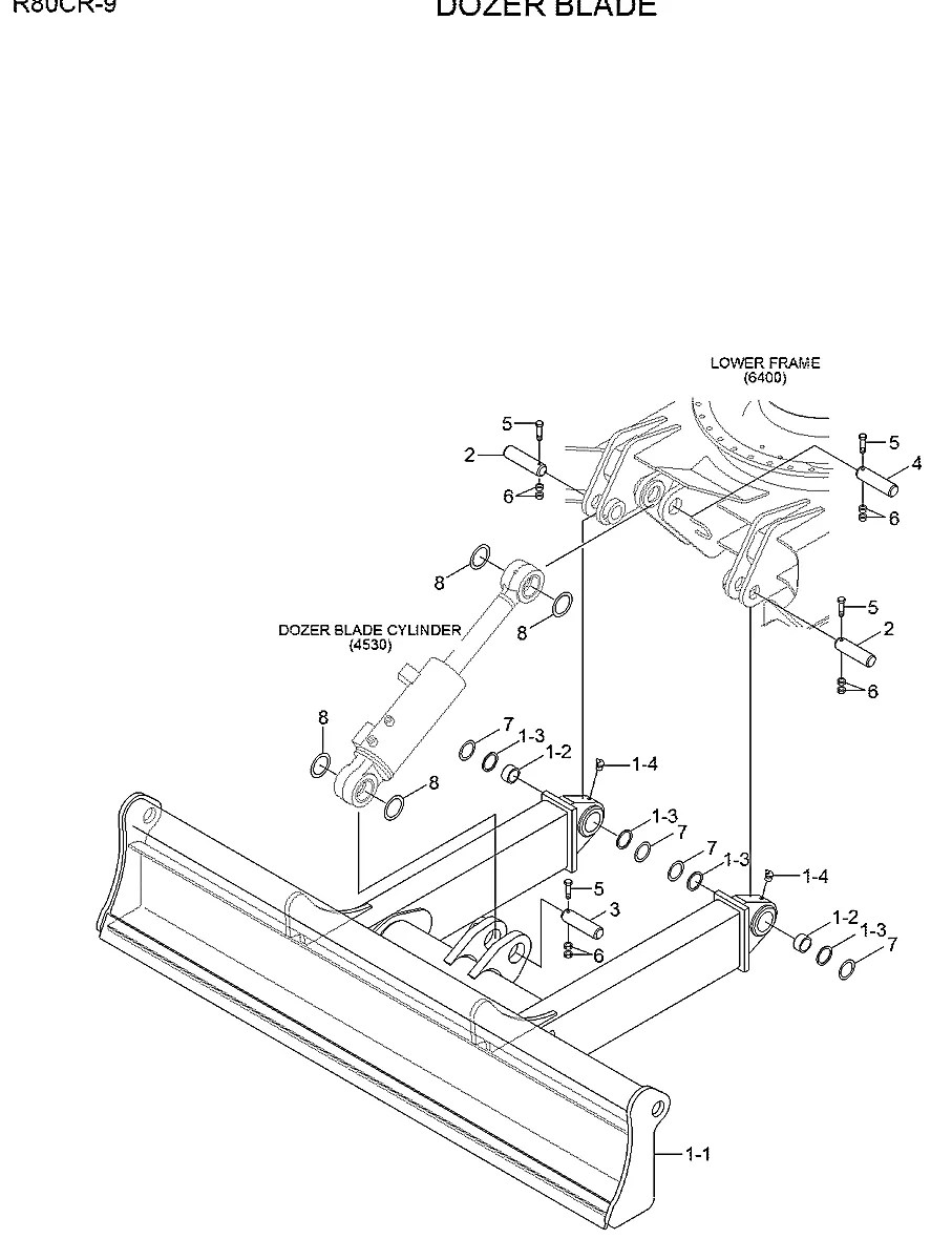 S017-121206 Escavadeira de esteiras Hyundai R80CR-9