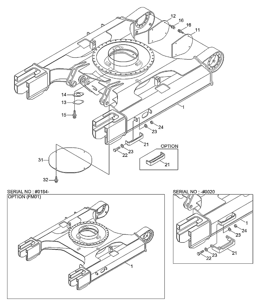 51N1-11010 Escavadeira de esteiras Hyundai R80-7