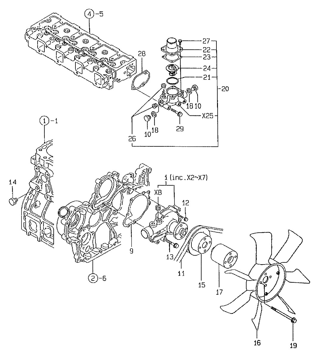 121850-49530 Escavadeira de esteiras Hyundai R55-3