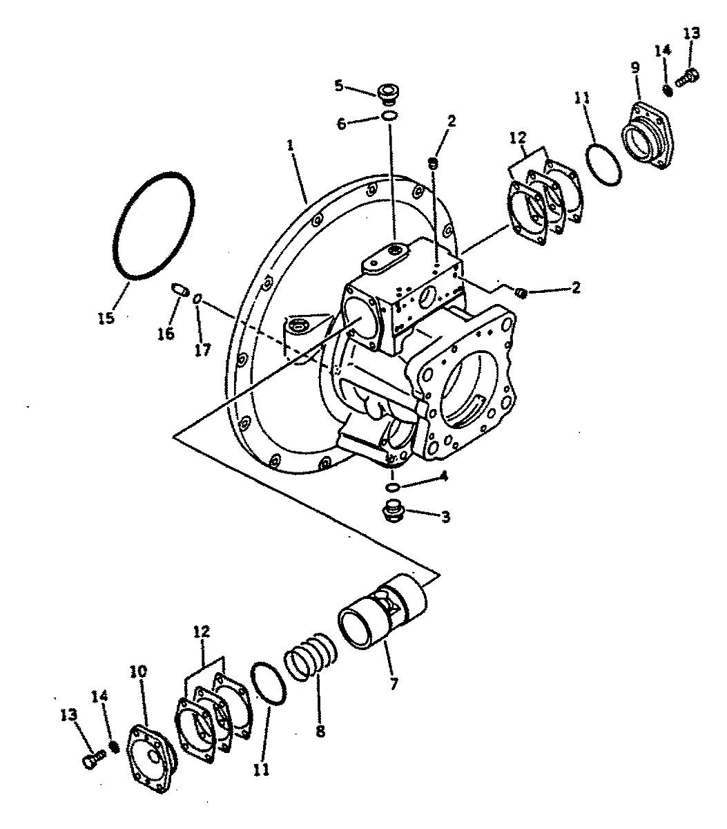 07044-12412 Escavadeira de esteiras Hyundai R450LC