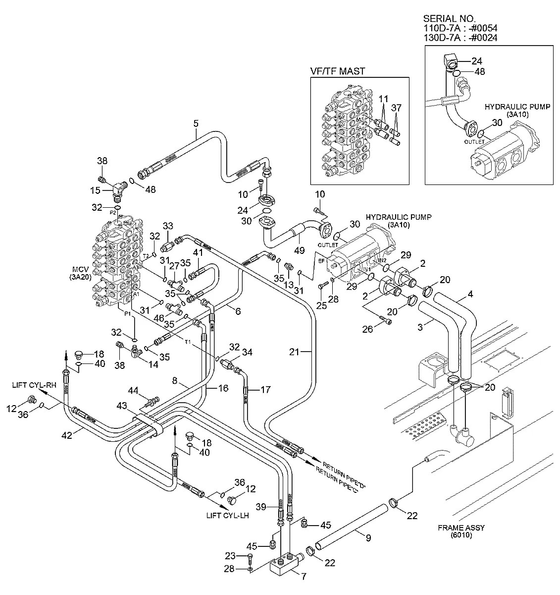 P980-204311 Empilhadeira Hyundai 110-130-160D-7A