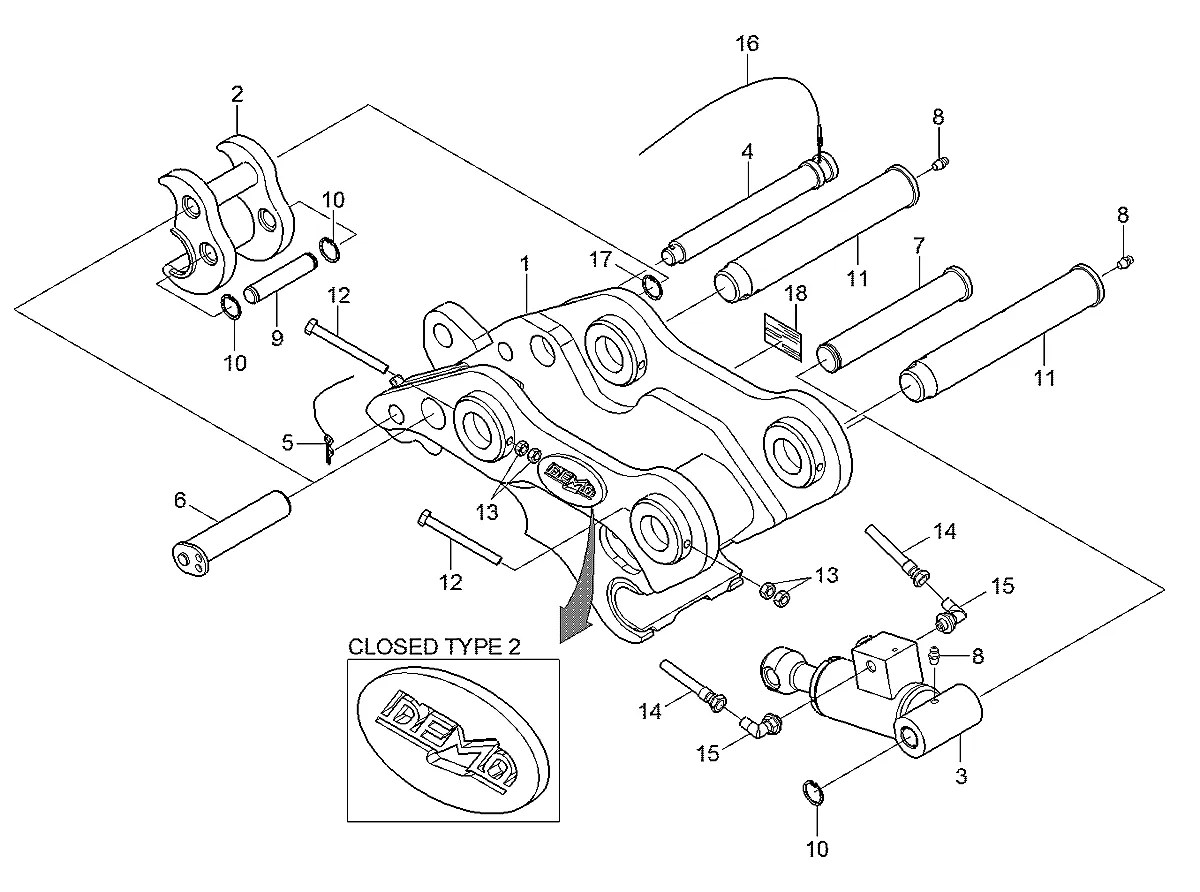 XKBN-00641 Escavadeira de esteiras Hyundai R80-7A