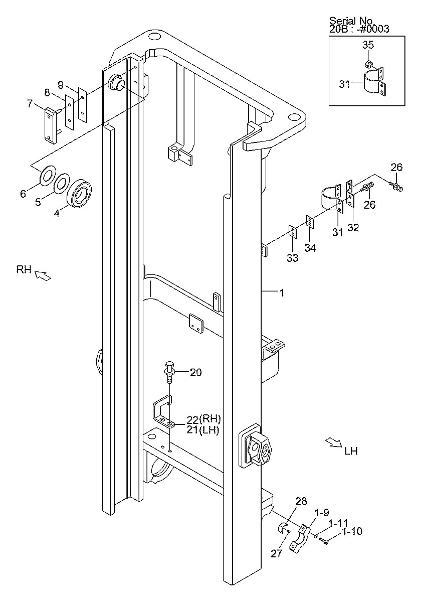 S017-140502 Empilhadeira Hyundai 16B-7 