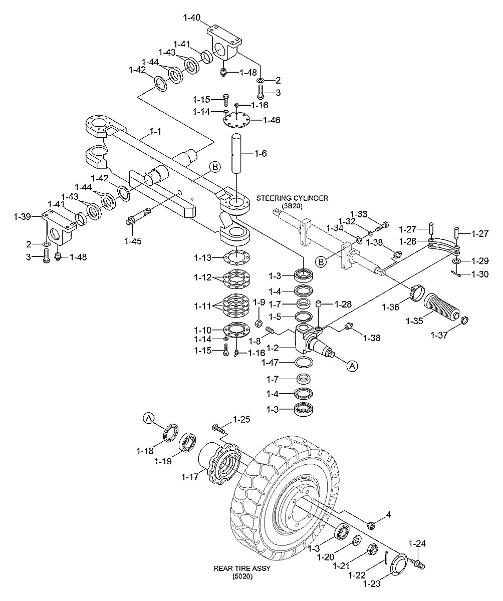 S651-410008 Empilhadeira Hyundai 120D-7