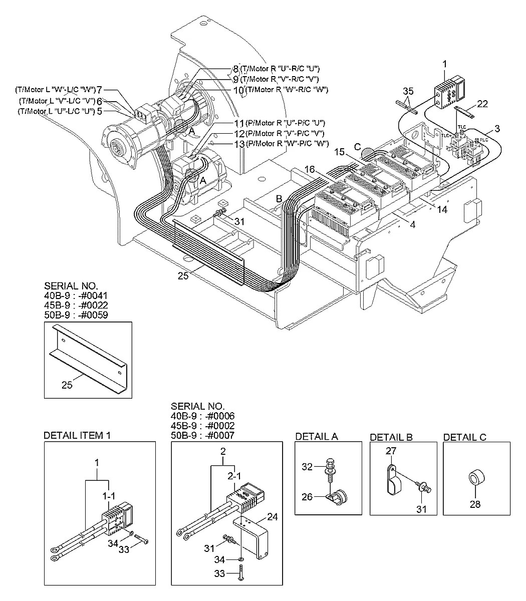 21B3-92040 Empilhadeira Hyundai 40-45-50B-9