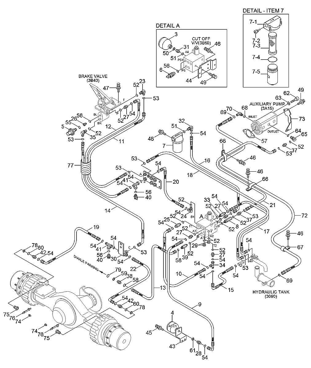P930-082034 Empilhadeira Hyundai 130D-7A