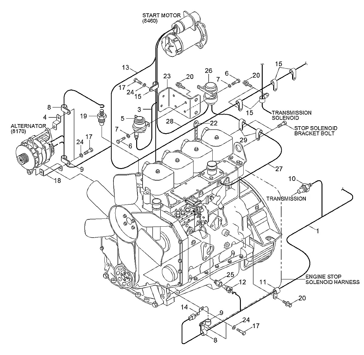 21D1-31000 Trator de esteira Hyundai H80-LGP