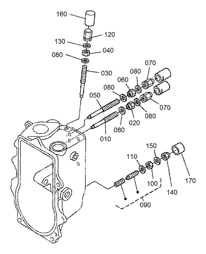 1C010-54120 Mini carregadeira Hyundai HSL850-7