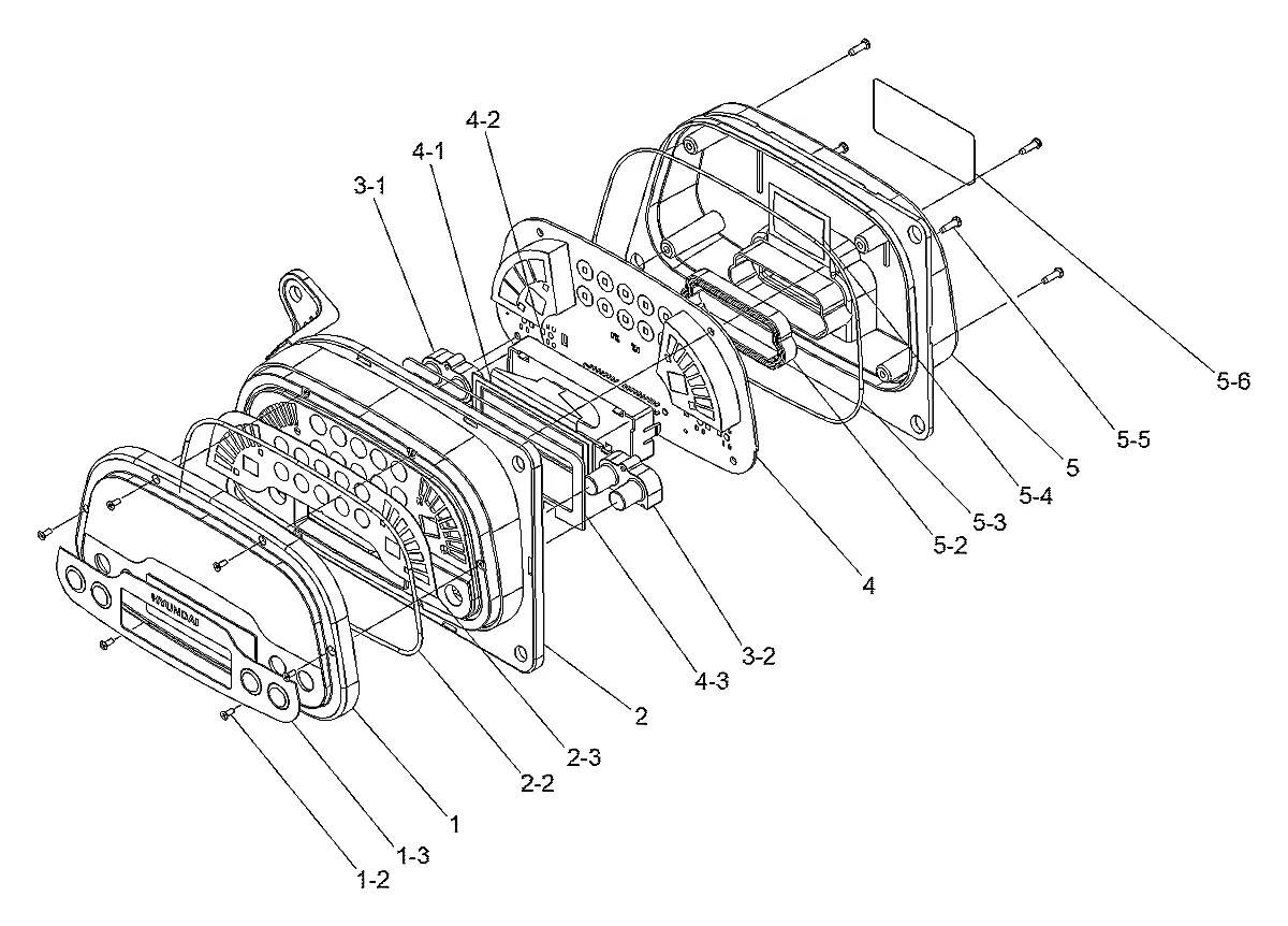 21MH-03150 Escavadeira de esteiras Hyundai R35Z-9A