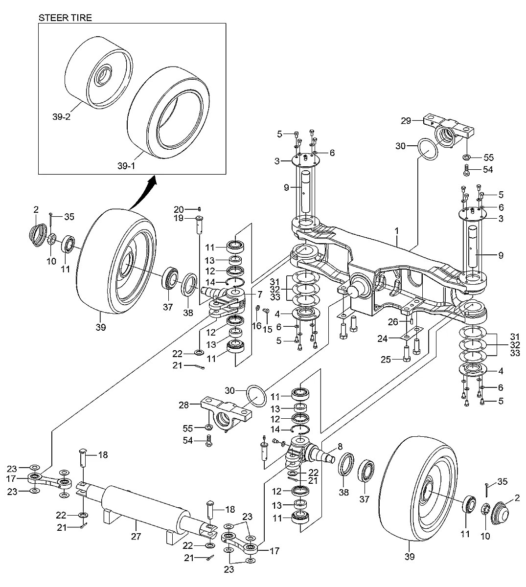 XKCF-00240 Empilhadeira Hyundai 30LC-7S